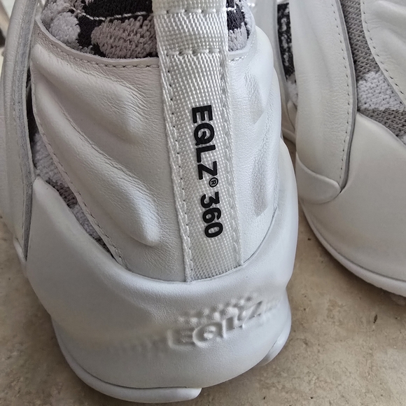 EQLZ 360 Phantom White and Black High-Top Sneakers SZ 11 main image 15